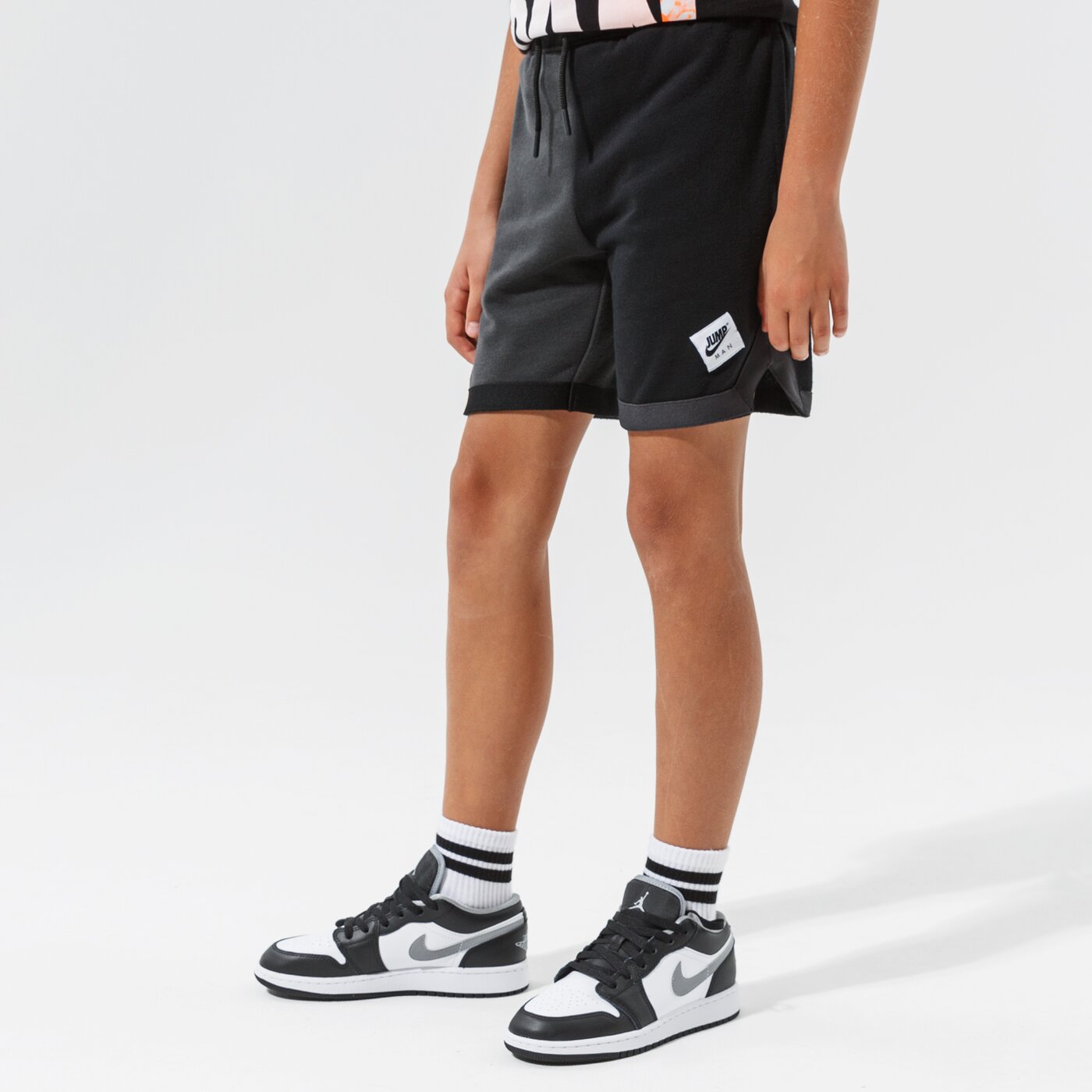  JORDAN ШОРТИ JUMPMAN FT SHORT BOY 95a551-023 цвят черен