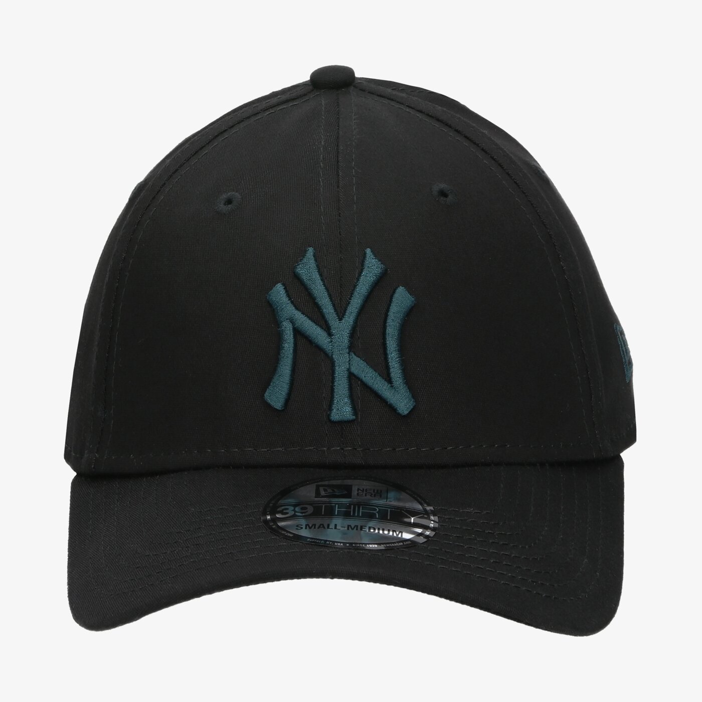 Мъжка шапка с козирка NEW ERA ШАПКА ESSENTIAL 39THIRTY NYY BLK/GRN NEW YORK YANKEE 12285505 цвят черен