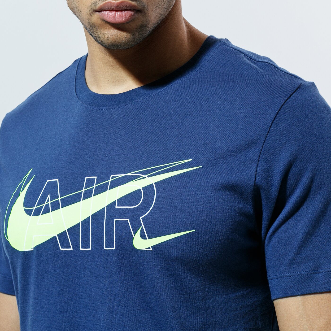 Мъжка тениска NIKE ТЕНИСКА M NSW TEE AIR PRNT PACK dd9702-410 цвят тъмносин