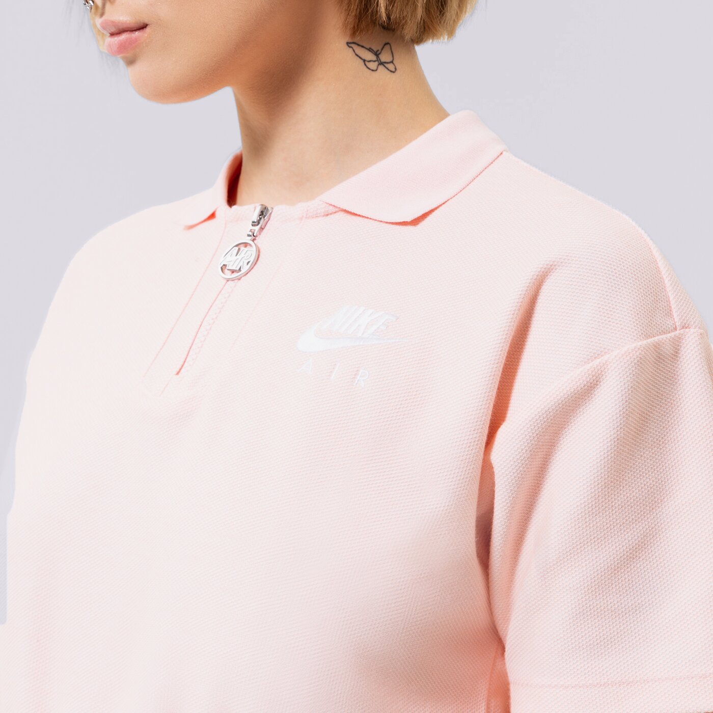 Дамска тениска NIKE ТЕНИСКА ТЕНИСКА ТИП ПОЛО dm6464-610 цвят розов