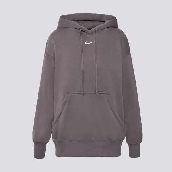 Дамски суичър NIKE СУИТЧЪР С КАЧУЛКА W NSW PHNX FLC OS PO HOODIE dq5860-036 цвят сив