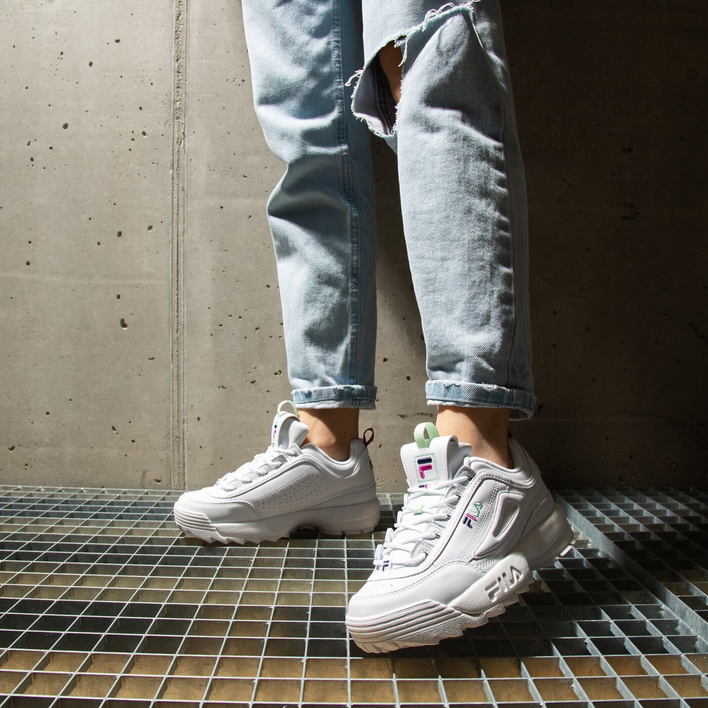 Дамски маратонки FILA DISRUPTOR WMN M 10109791fg цвят бял