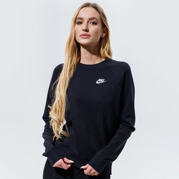 Дамски суичър NIKE СУИТЧЪР W NSW ESSNTL FLC bv4110-010 цвят черен