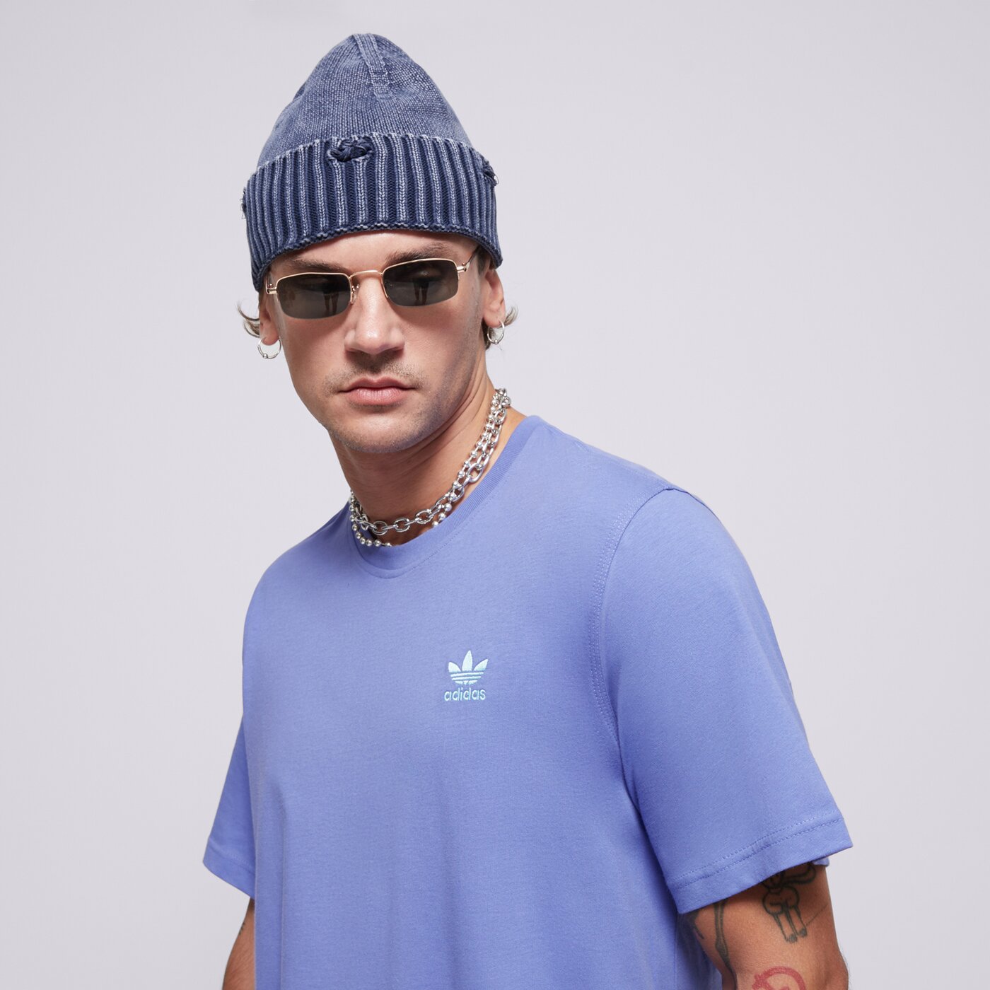 Мъжка тениска ADIDAS ТЕНИСКА ESS TEE iz2107 цвят син