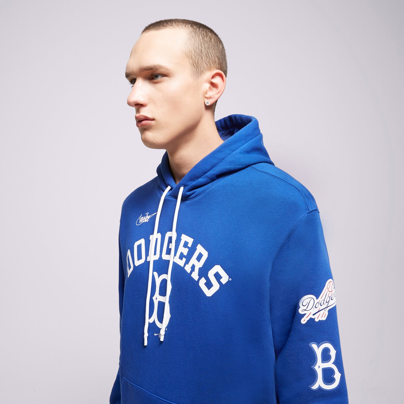 Мъжки суичър NIKE СУИТЧЪР С КАЧУЛКА BROOKLYN DODGERS MLB nkmz-4ew-kb-0qe цвят син