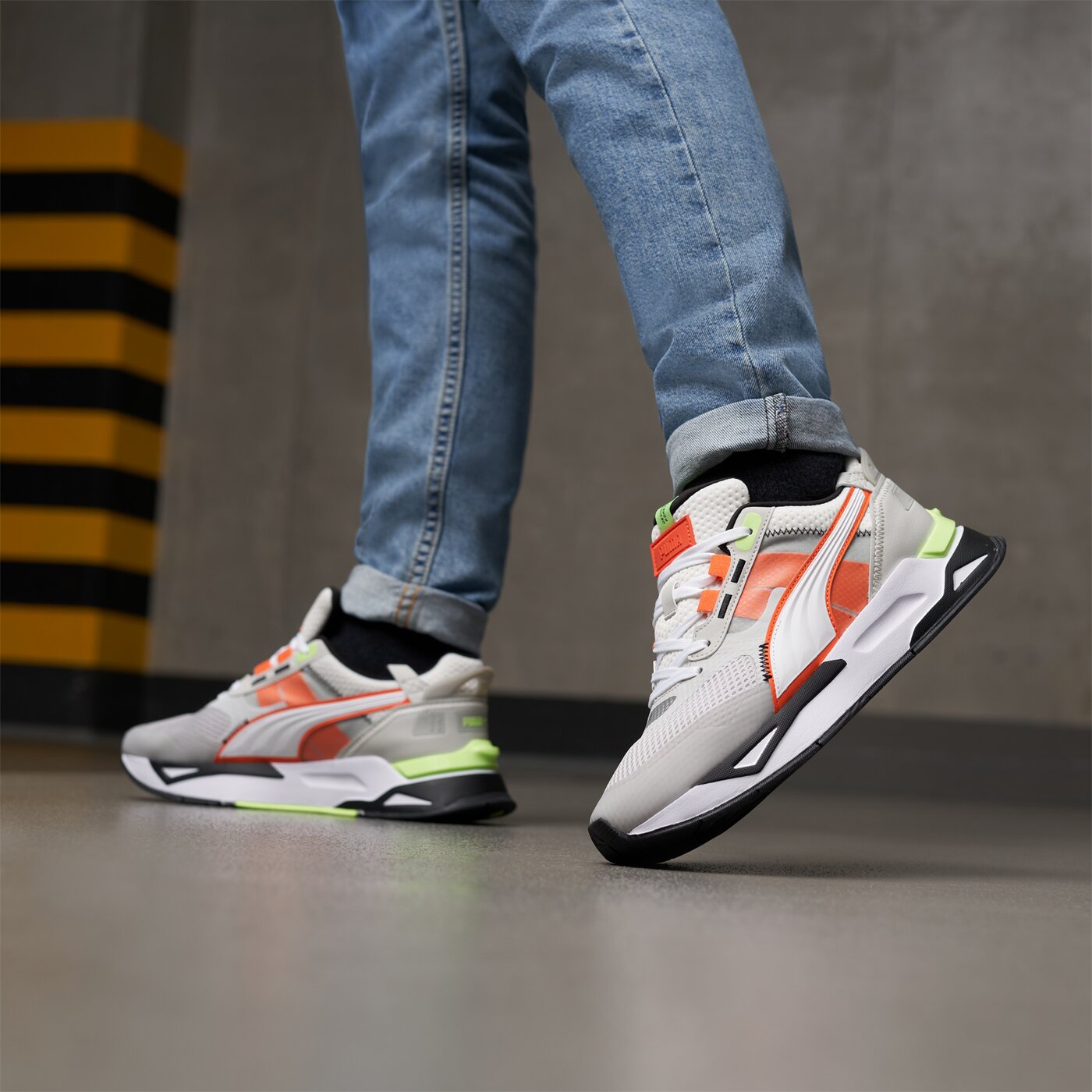 Мъжки маратонки PUMA PUMA MIRAGE SPORT TECH 383107-14 цвят сив