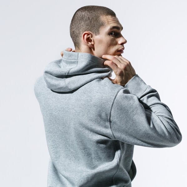 Мъжки суичър NIKE СУИТЧЪР С ЦИП SPORTSWEAR CLUB FLEECE  bv2645-063 цвят сив