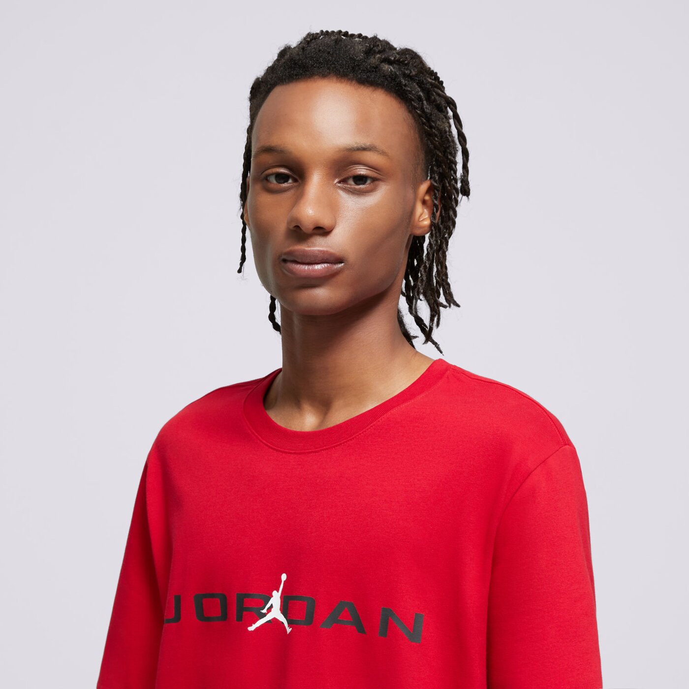 Мъжка тениска JORDAN ТЕНИСКА M J JD AIR SS CREW ib7353-687 цвят червен