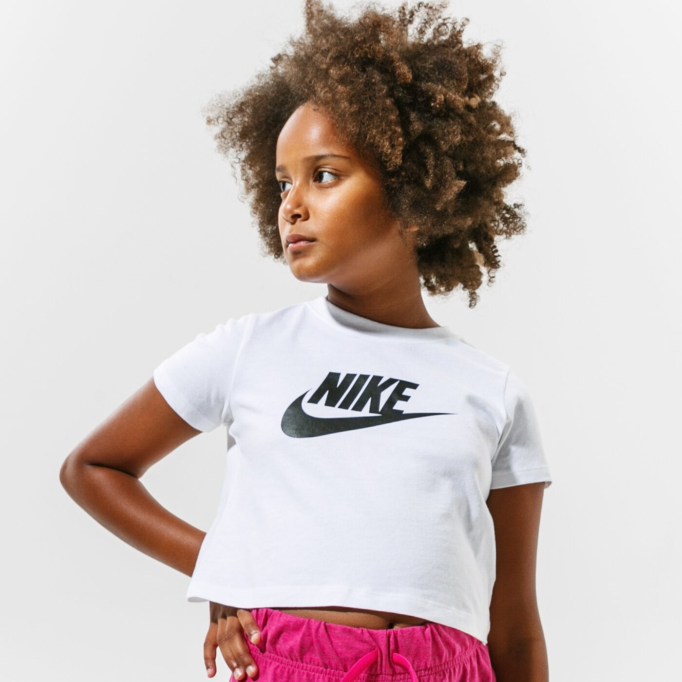Детска тениска NIKE ТЕНИСКА SPORTSWEAR GIRL da6925-102 цвят бял