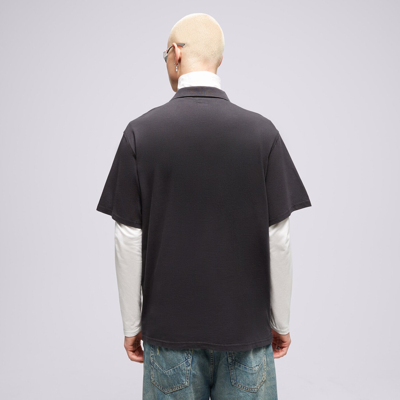 Мъжка тениска LEVI'S ТЕНИСКА ТИП ПОЛО GRAPHIC VINTAGE FIT a6146-0004 цвят черен