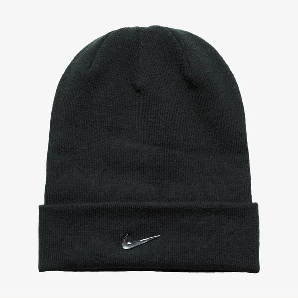 Дамска зимна шапка NIKE ЗИМНА ШАПКА NIKE SWOOSH BEANIE - BLUE 803734332 цвят черен