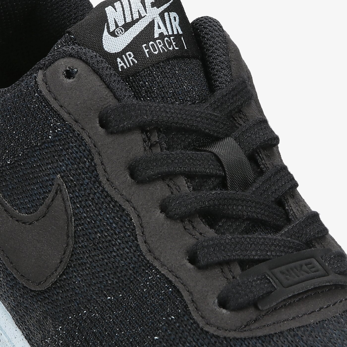 Детски маратонки NIKE AIR FORCE 1 CRATER FLYKNIT dh3375-001 цвят черен