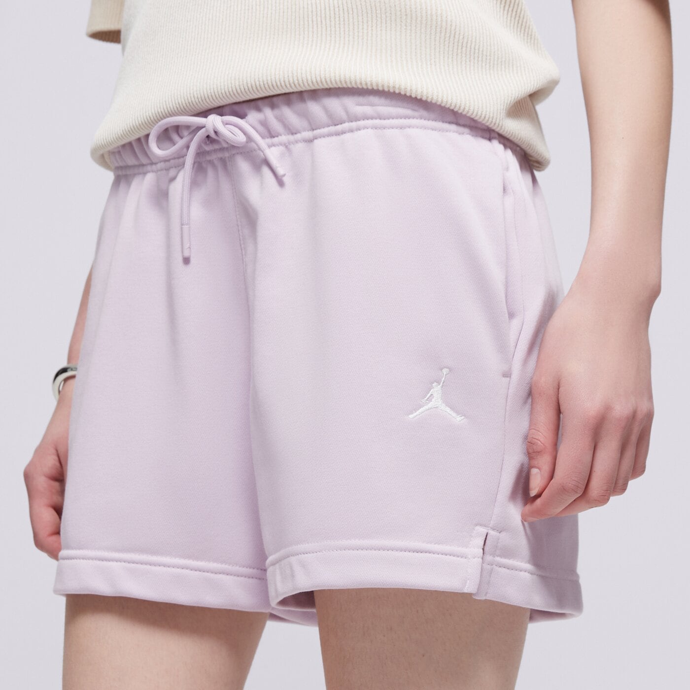 Дамски къси панталони JORDAN ШОРТИ W J BRKLN FLC FT SHORT 24 hj1365-537 цвят виолетов