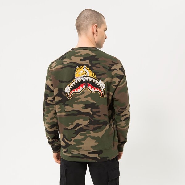 Мъжки суичър SPRAYGROUND ПУЛОВЕР TIGER CAMO SWEATER sp215 цвят многоцветен