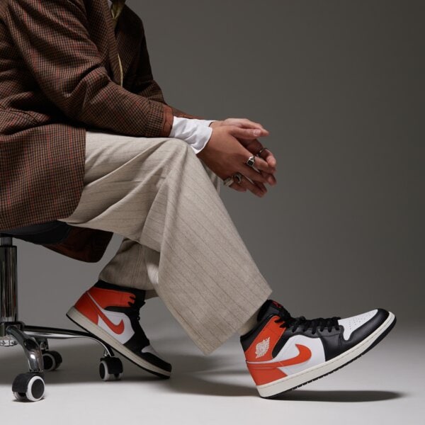 Мъжки маратонки AIR JORDAN 1 MID  dq8426-801 цвят черен