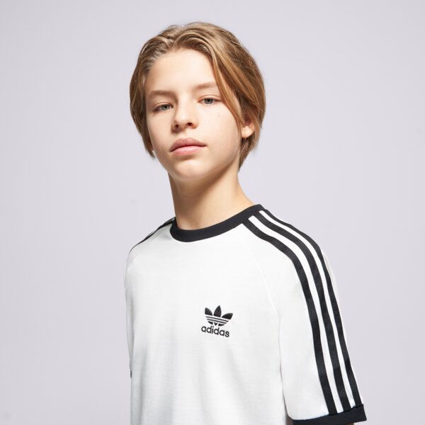 Детска тениска ADIDAS ТЕНИСКА 3STRIPES TEE je0515 цвят бял