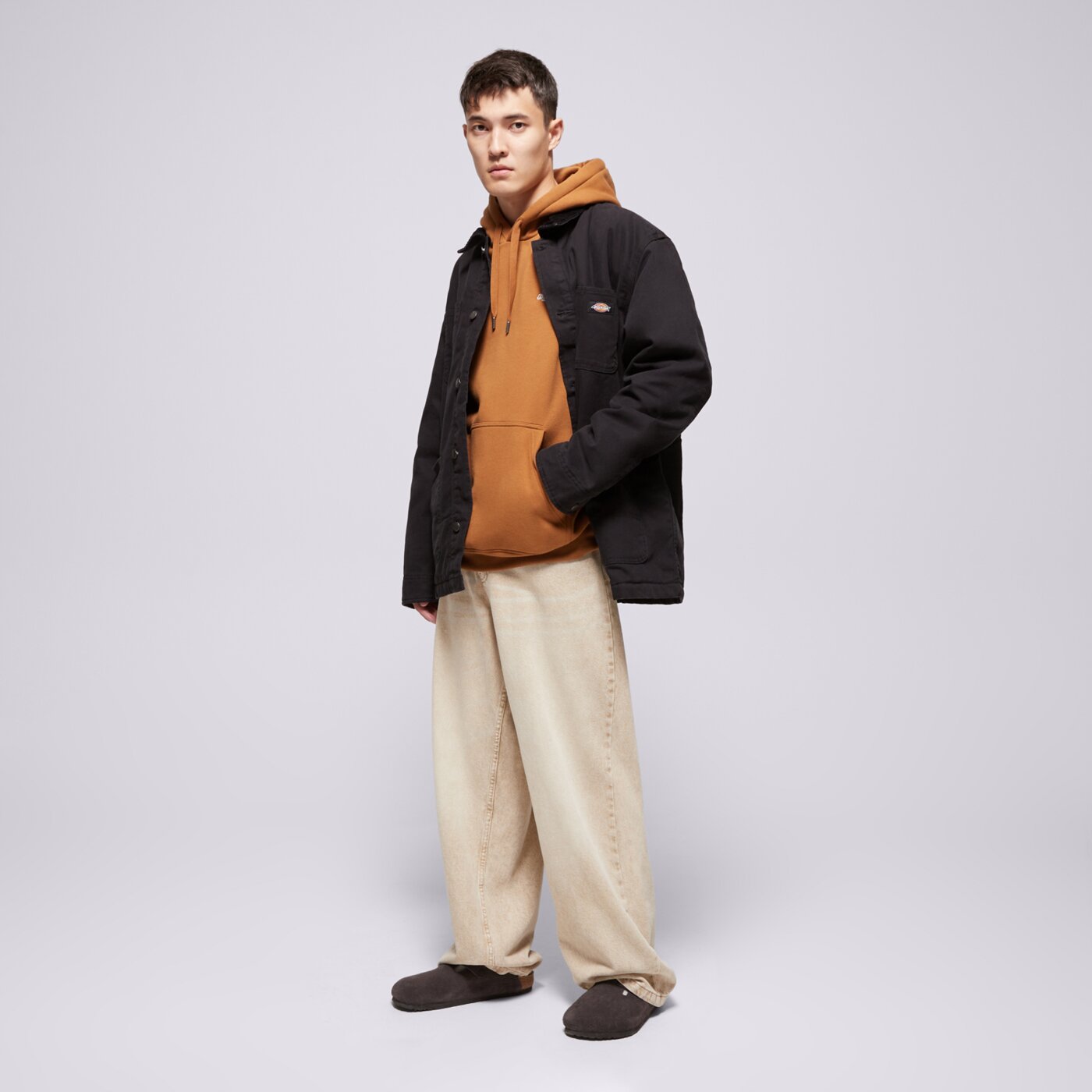 Мъжки суичър DICKIES СУИТЧЪР С КАЧУЛКА SUMMERDALE HOODIE dk0a4y6p0bd1 цвят кафяв