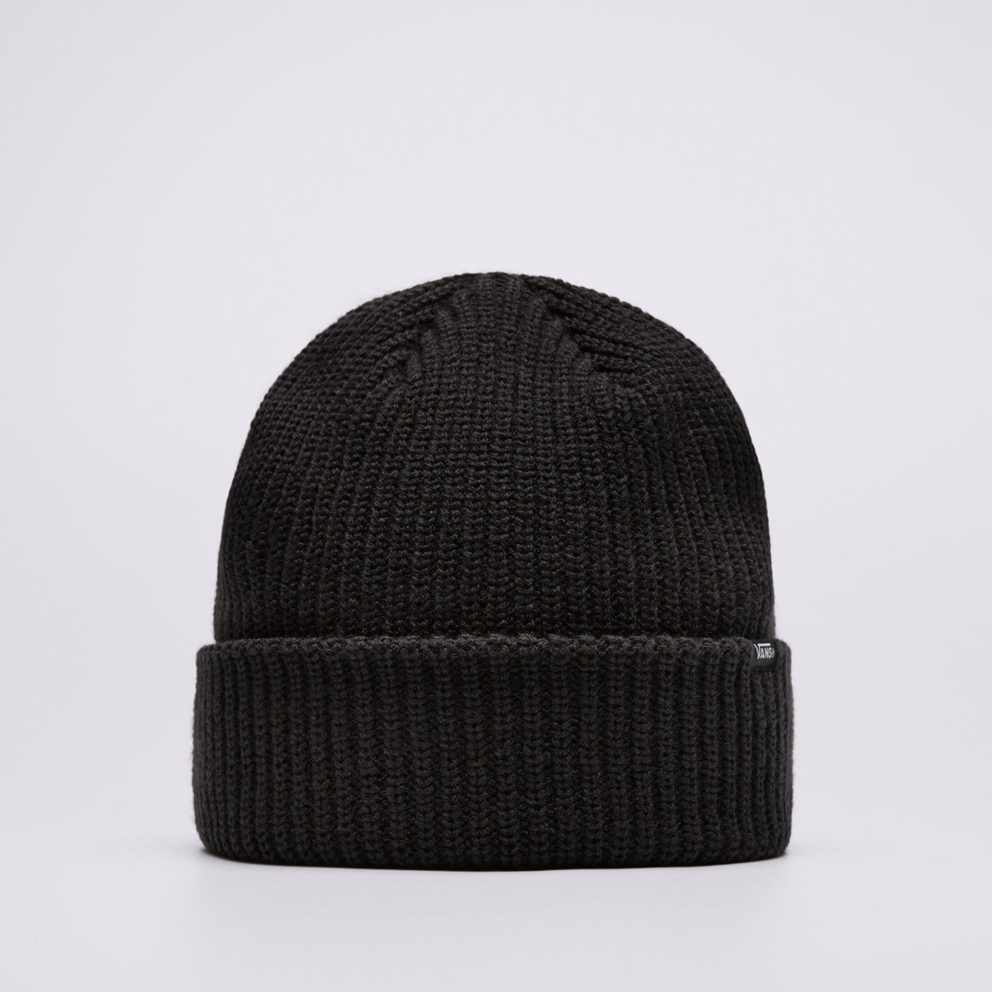 Дамска зимна шапка VANS ШАПКА CORE BASIC CUFF BEANIE vn000qb4blk1 цвят черен