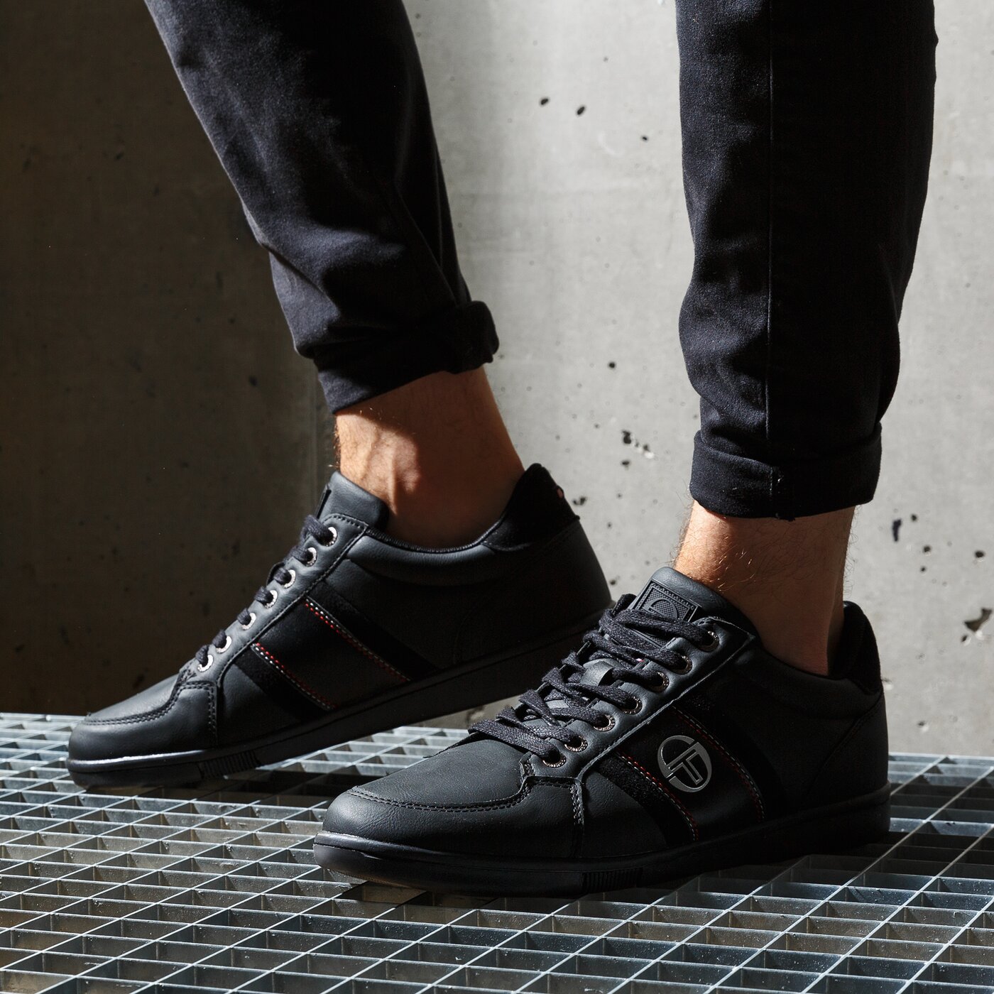 Мъжки маратонки SERGIO TACCHINI SAN DIEGO PU stm82712002 цвят черен