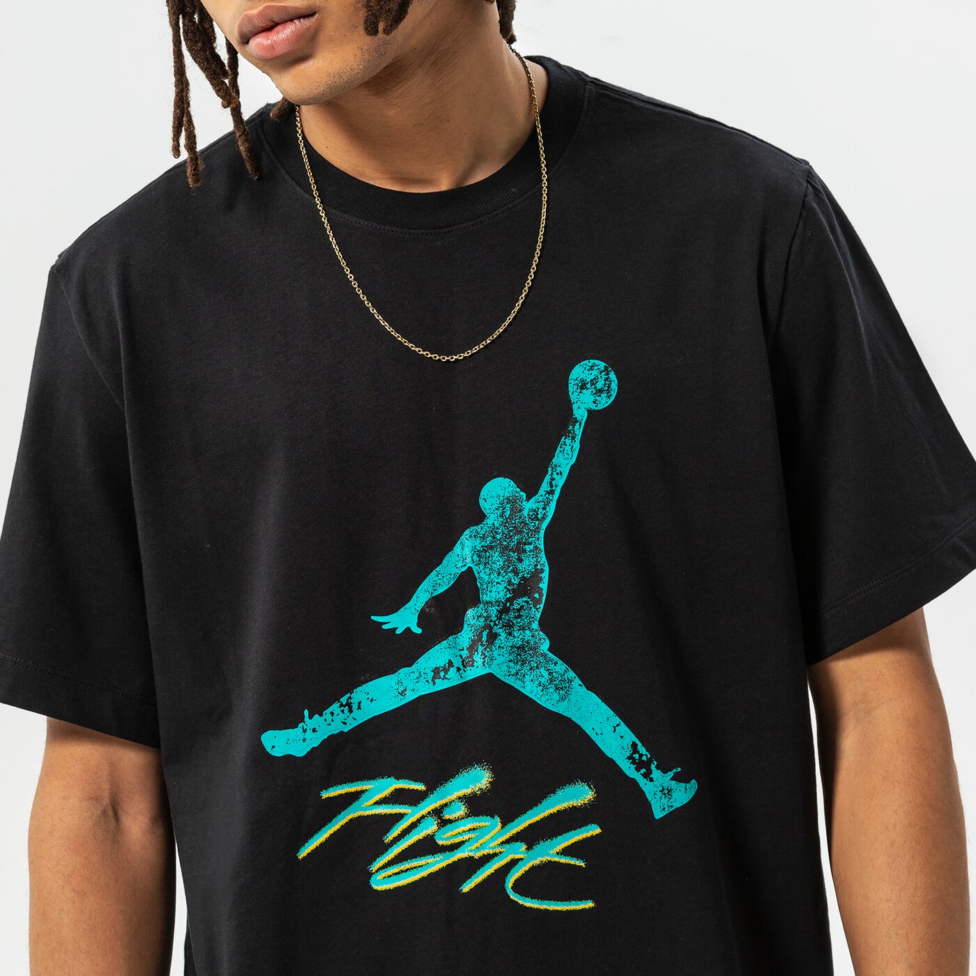 Мъжка тениска JORDAN ТЕНИСКА M J ESS JUMPMAN SS CREW dq7376-010 цвят черен
