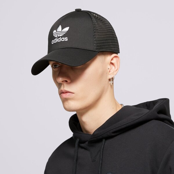 Мъжка шапка с козирка ADIDAS ШАПКА CURVED TRUCKER ic0023 цвят черен