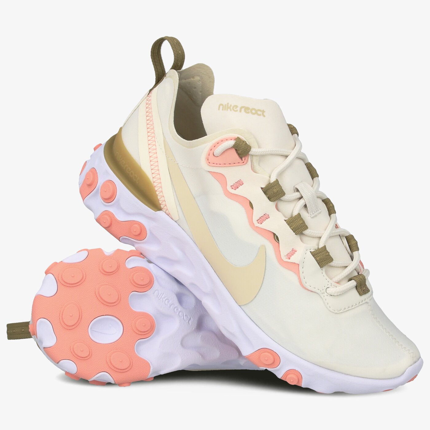 Дамски маратонки NIKE W REACT ELEMENT 55  bq2728-007 цвят бежов