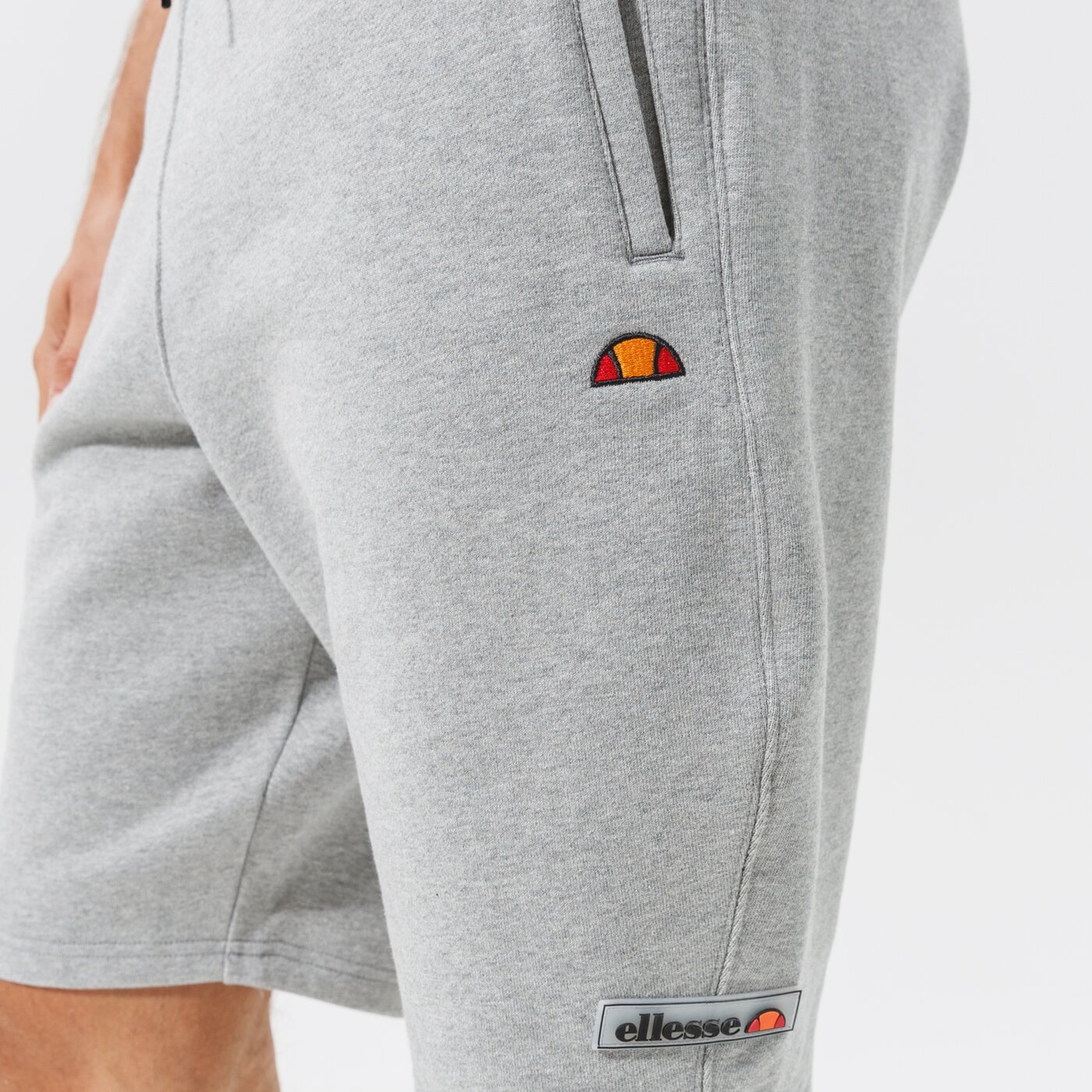 Мъжки къси панталони ELLESSE ШОРТИ LIONOLI SHORT GREY shi13123112 цвят сив