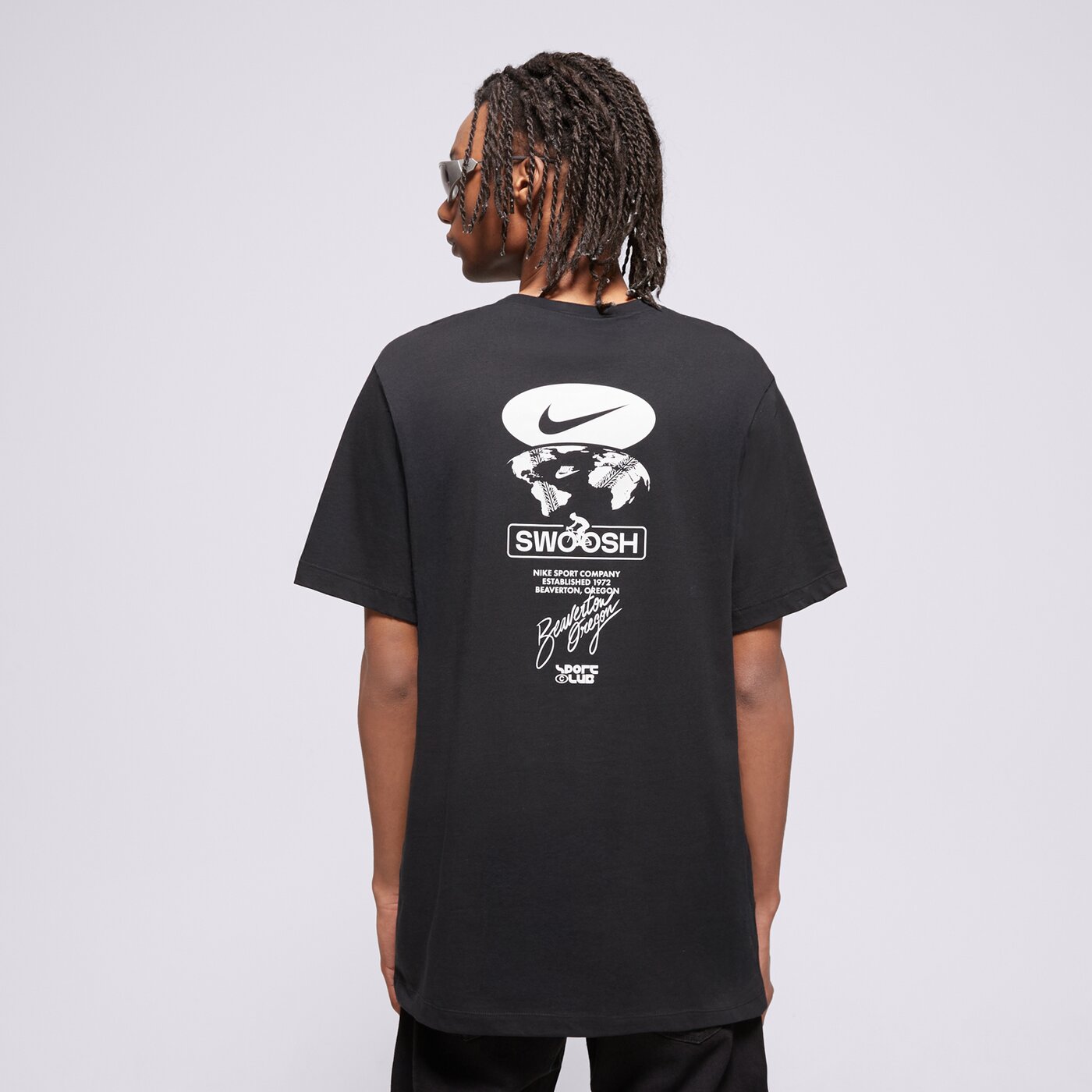 Мъжка тениска NIKE ТЕНИСКА M NSW TEE CLUB SSNL 2 SU25 hj0730-010 цвят черен