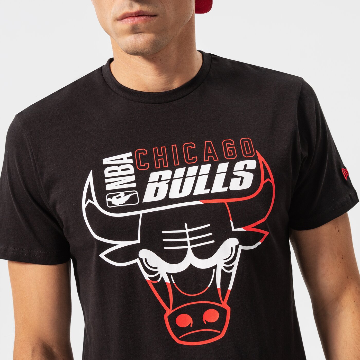 Мъжка тениска NEW ERA ТЕНИСКА TEE BULLS BLK 13051082 цвят черен