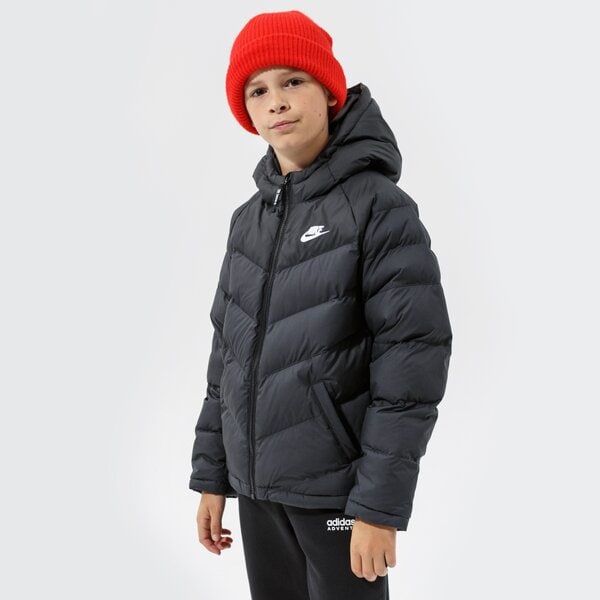 Детска преходно яке NIKE ЯКЕ ЗИМНО SPORTSWEAR PADDED JACKET JUNIOR U cu9157-010 цвят черен