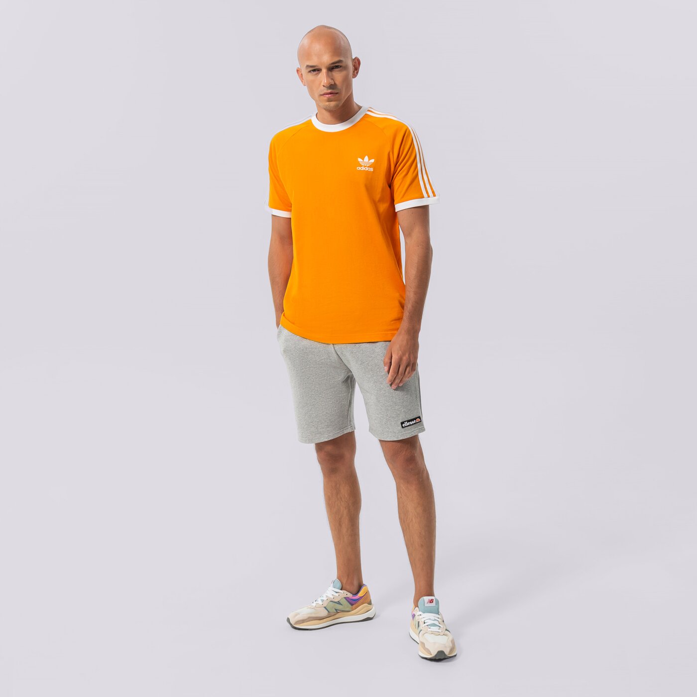 Мъжки къси панталони ELLESSE ШОРТИ ALLED SHORT GREY MARL smg17112112 цвят сив