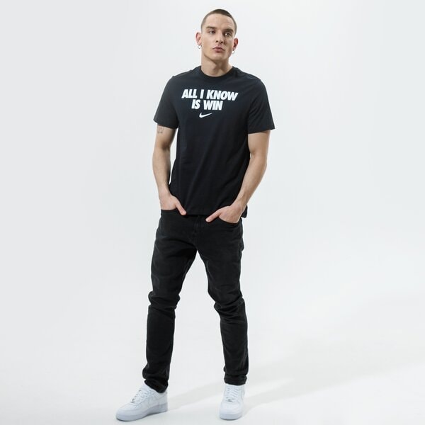 Мъжка тениска NIKE ТЕНИСКА "ALL I KNOW IS WIN" NBA dd0773-010 цвят черен