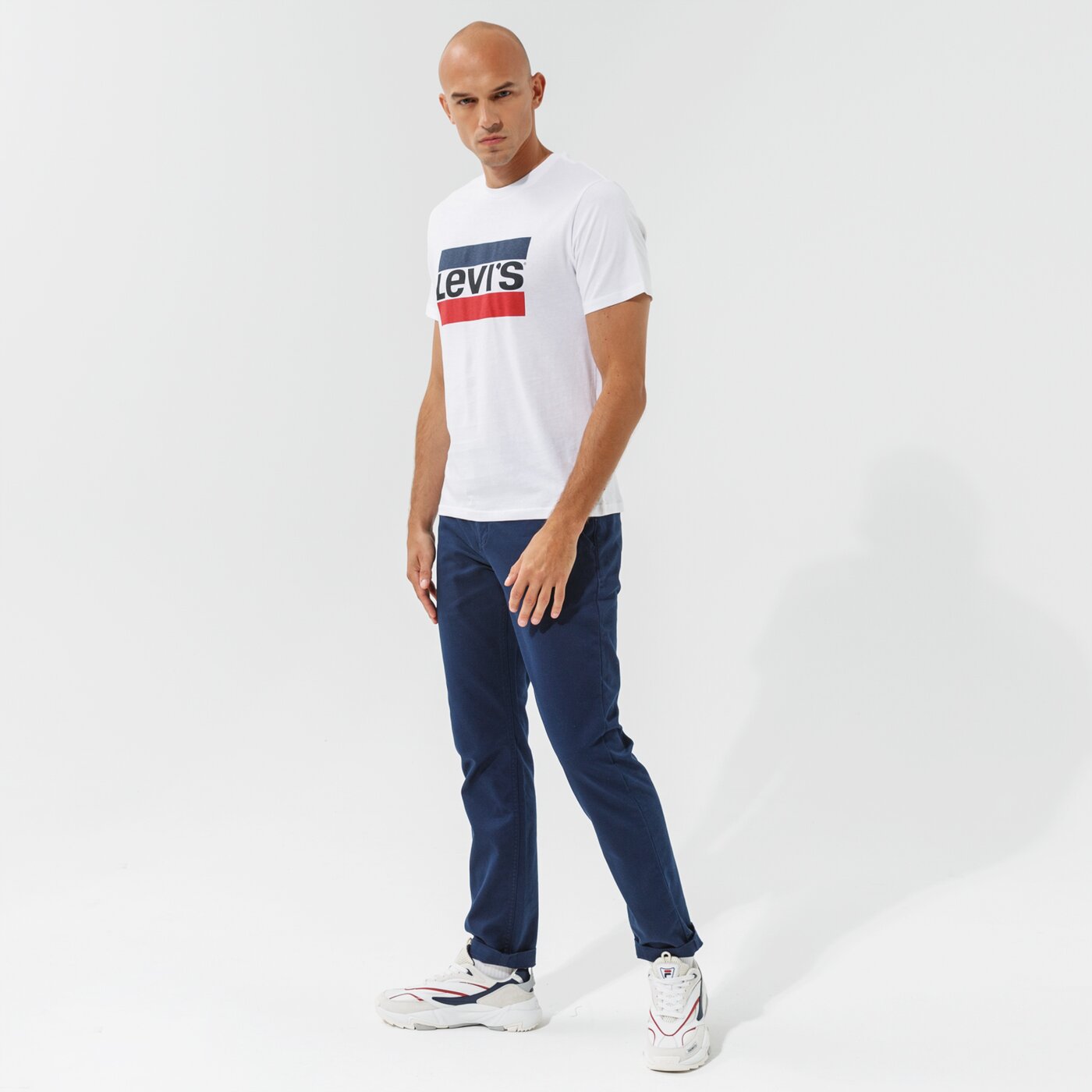 Мъжки панталони VANS ПАНТАЛОНИ AUTHENTIC CHINO SLIM PANT vn0a5fj7lkz1 цвят тъмносин