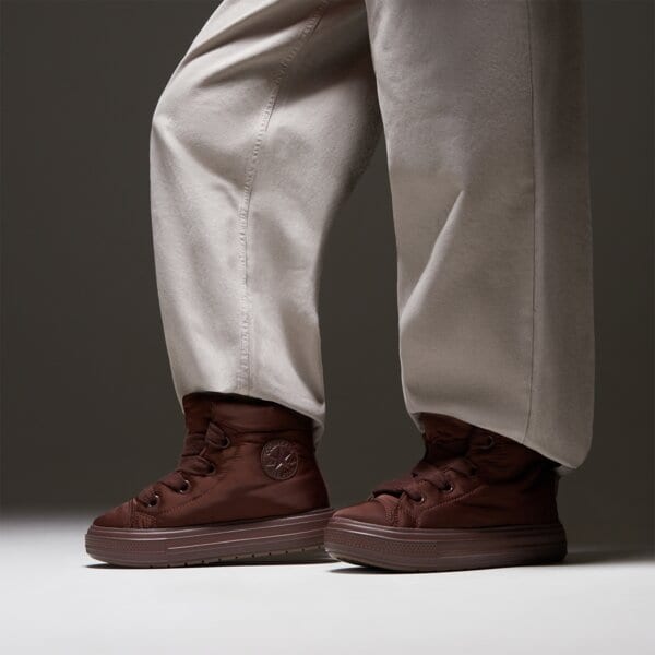 Дамски маратонки CONVERSE CHUCK TAYLOR ALL STAR ELEMENTS BOOT a12940c цвят кафяв