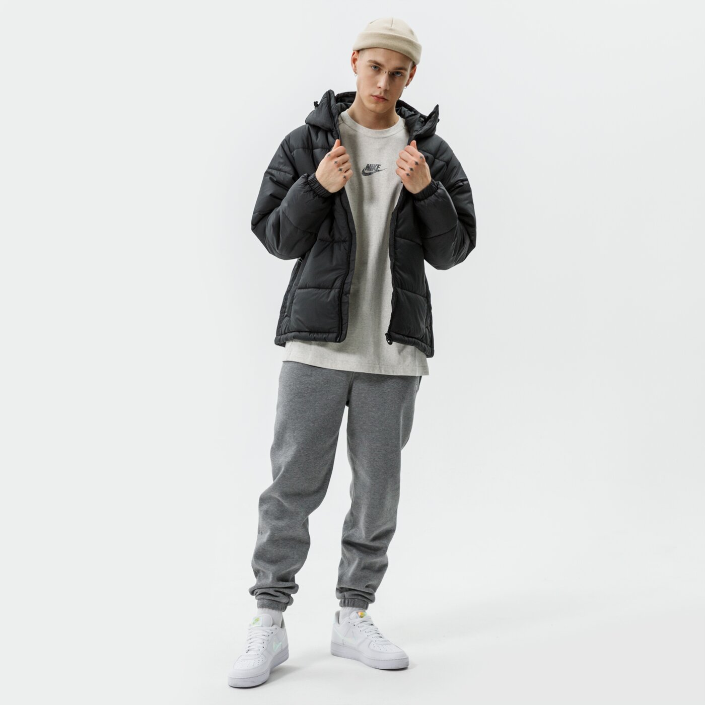 Мъжка тениска NIKE ТЕНИСКА M NSW SS JSY ТОП REVIVAL dm0085-100 цвят бял