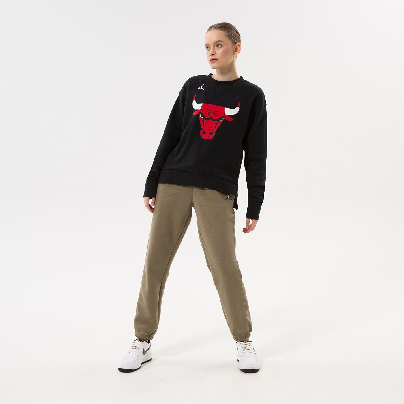 Дамски панталони JORDAN ПАНТАЛОНИ W J BRKLN FLC PANT dq4478-351 цвят зелен