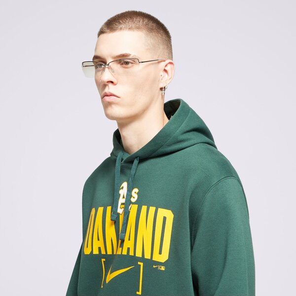 Мъжки суичър NIKE СУИТЧЪР С КАЧУЛКА OAKLAND ATHLETICS MLB nkdk-3ey-fz-1tg цвят зелен