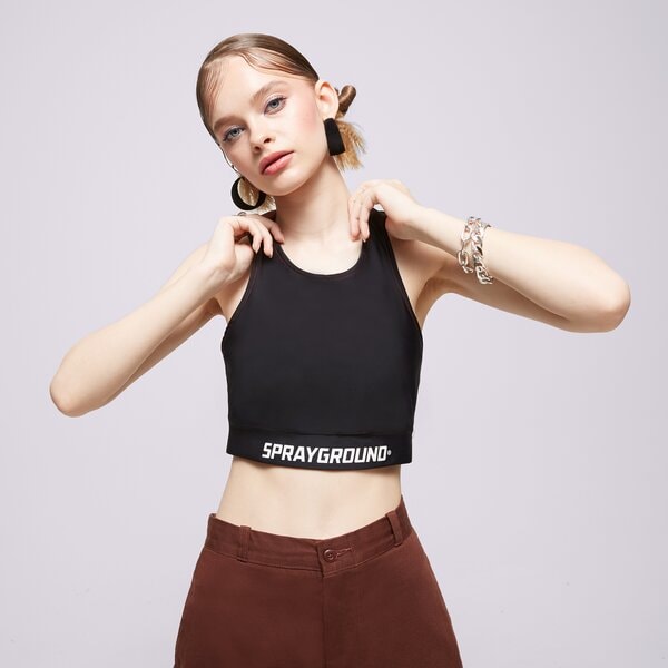 Дамска тениска SPRAYGROUND BRA SP179 sp179-black цвят черен
