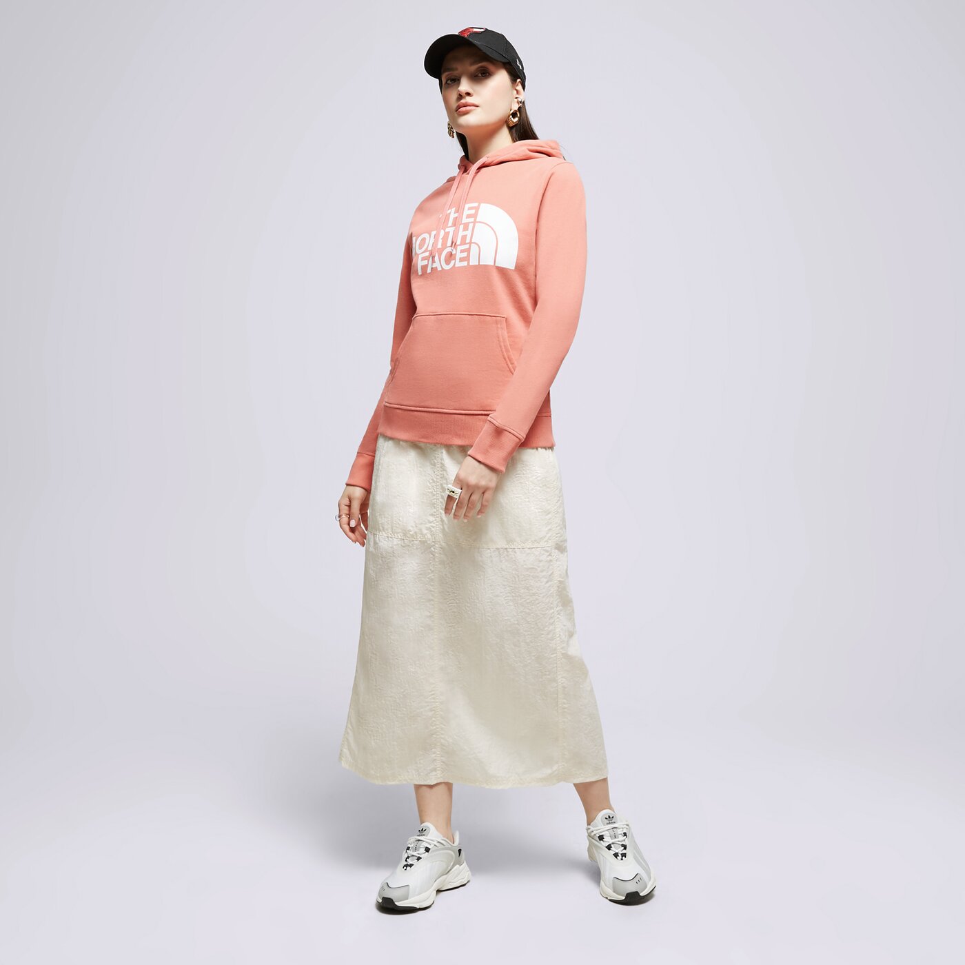 Дамски суичър THE NORTH FACE СУИТЧЪР С КАЧУЛКА NF0A4M7C nf0a4m7c-ubg цвят розов