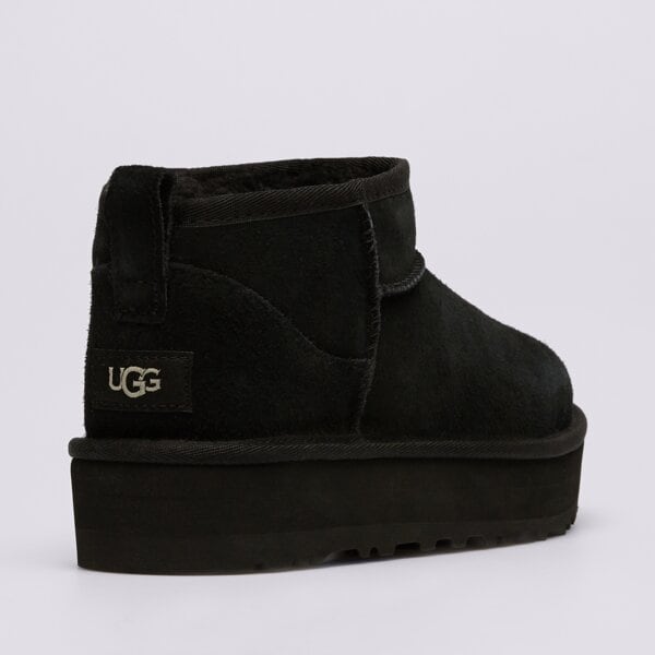 Детски кежуал UGG KIDS' CLASSIC ULTRA MINI PLATFORM 1157791k-blk цвят черен