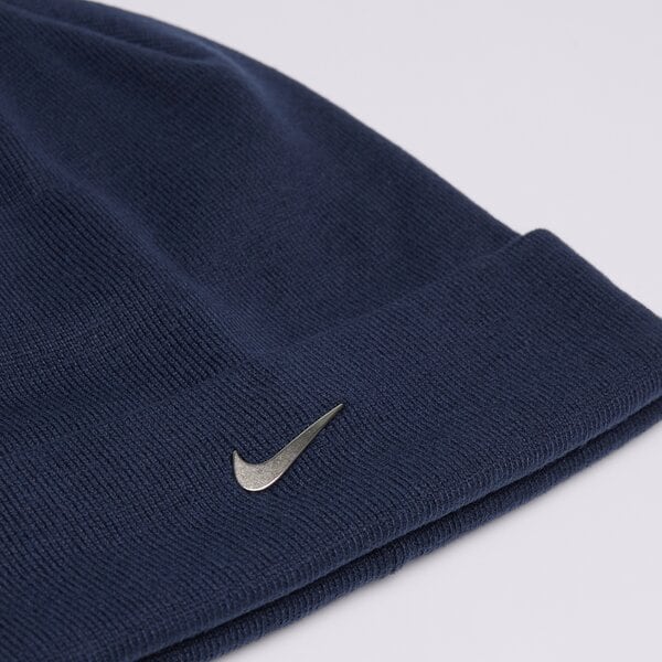 Дамска зимна шапка NIKE ШАПКА U NK PEAK BEANIE SC MTSWSH L fb6527-410 цвят тъмносин