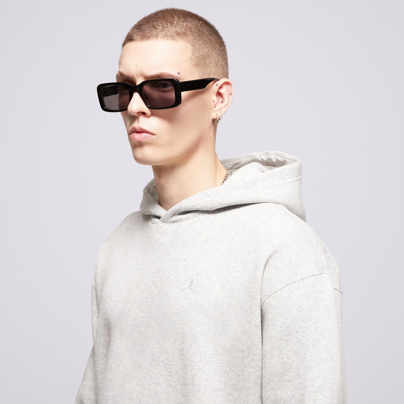 Мъжки суичър JORDAN СУИТЧЪР С КАЧУЛКА JORDAN BROOKLYN FLEECE fv7281-050 цвят сив