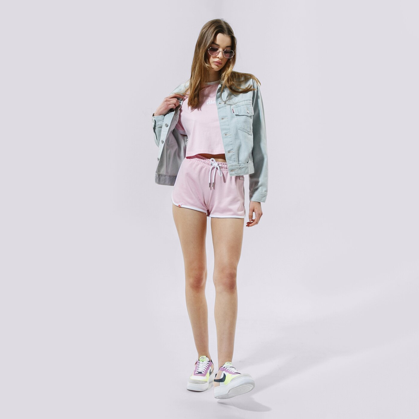 Дамски къси панталони ELLESSE ШОРТИ VEDIAMO SHORT LPINK sgj11886808 цвят розов