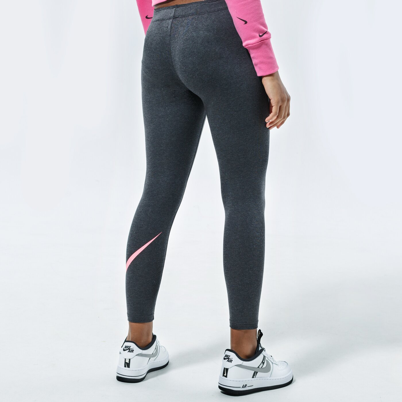 Детски панталони NIKE КЛИН SPORTSWEAR GIRL ar4076-032 цвят черен