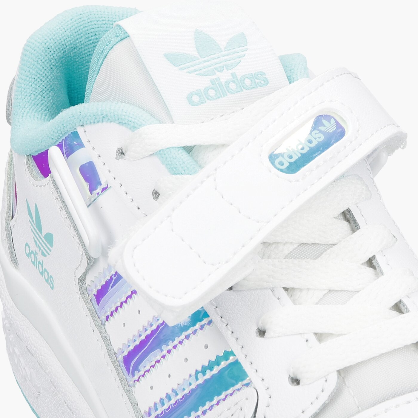 Детски маратонки ADIDAS FORUM J IRIDESCENT gz8963 цвят бял