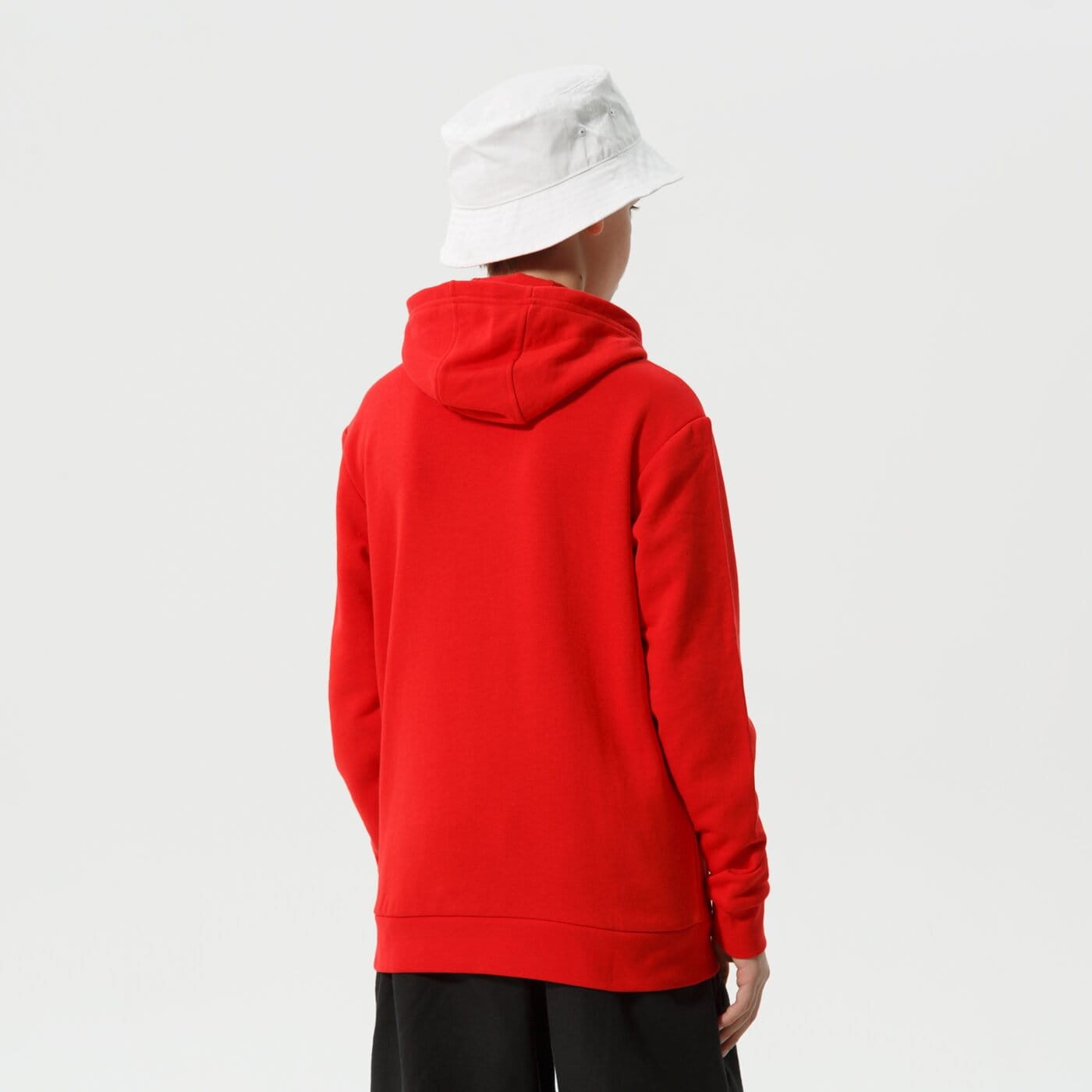 Детски суичър ADIDAS СУИТЧЪР С КАЧУЛКА TREFOIL HOODIE BOY hd2020 цвят червен