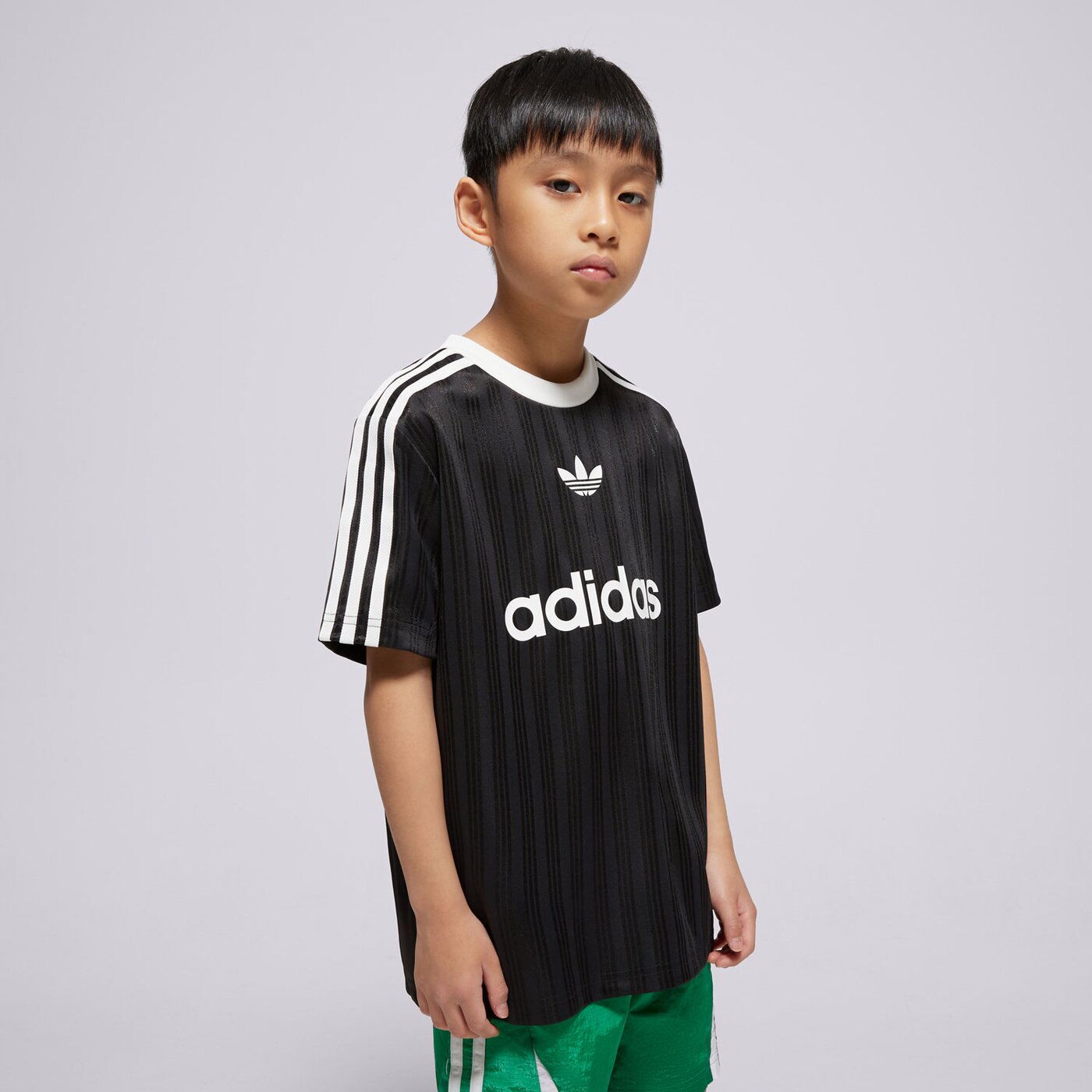 Детска тениска ADIDAS ТЕНИСКА TEE BOYS jc7309 цвят черен