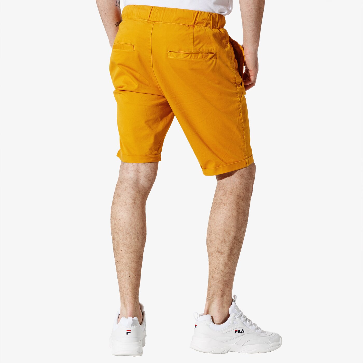 Мъжки къси панталони CONFRONT ШОРТИ CNF BASIC SHORTS cf19szm32001 цвят жълт