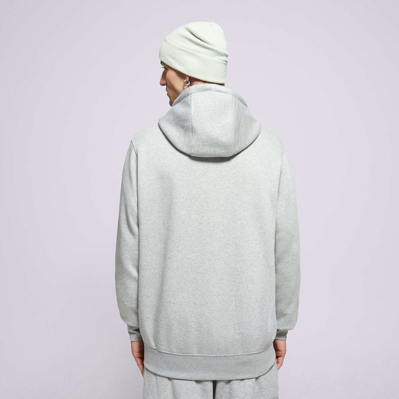 Мъжки суичър NIKE СУИТЧЪР С КАЧУЛКА M NK CLUB BB PO HOODIE fn3859-063 цвят сив