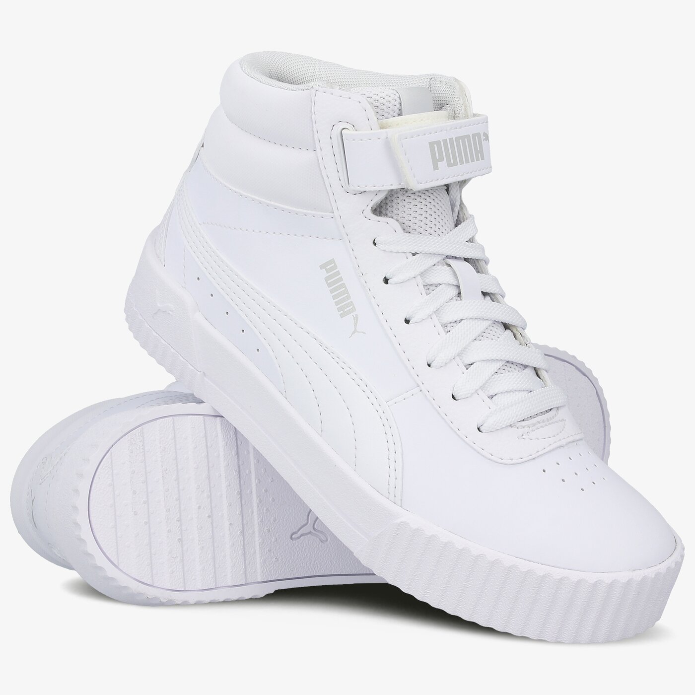 Дамски маратонки PUMA CARINA MID 37323301 цвят бял